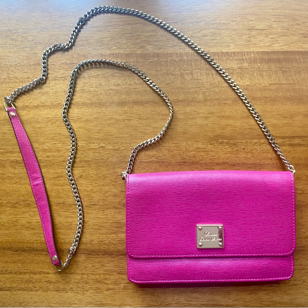 Ralph Lauren Newbury Leather Mini Crossbody